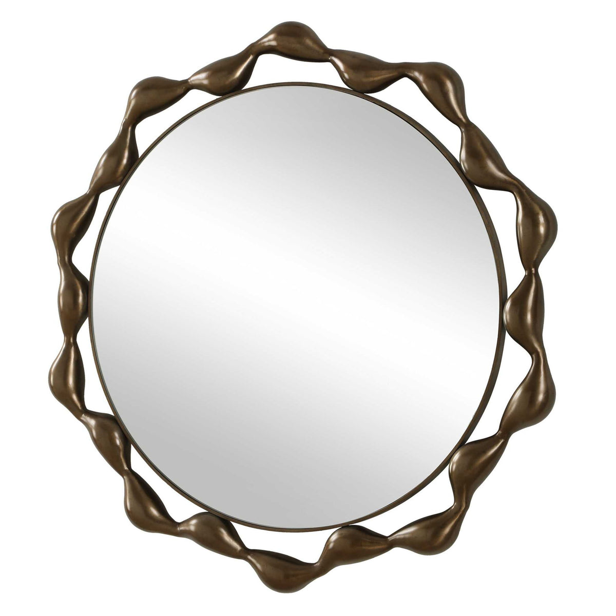 Remolino - Round Mirror - Bronze