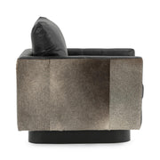 Lathe - Leather/Hide Accent Chair - R&R Furniture Gallery (Fountain Valley, CA)