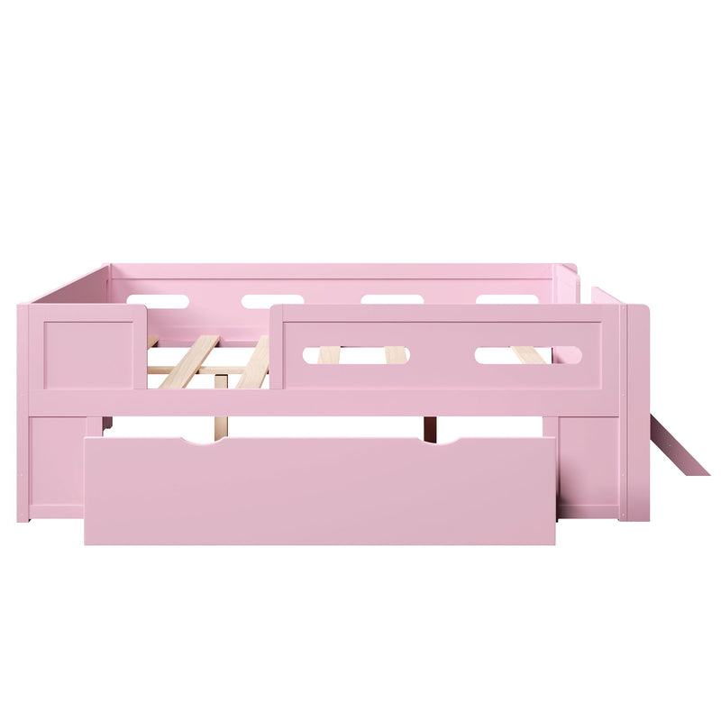 Platform Bed With Guardrail And Drawer - R&R Furniture Gallery (Fountain Valley, CA)