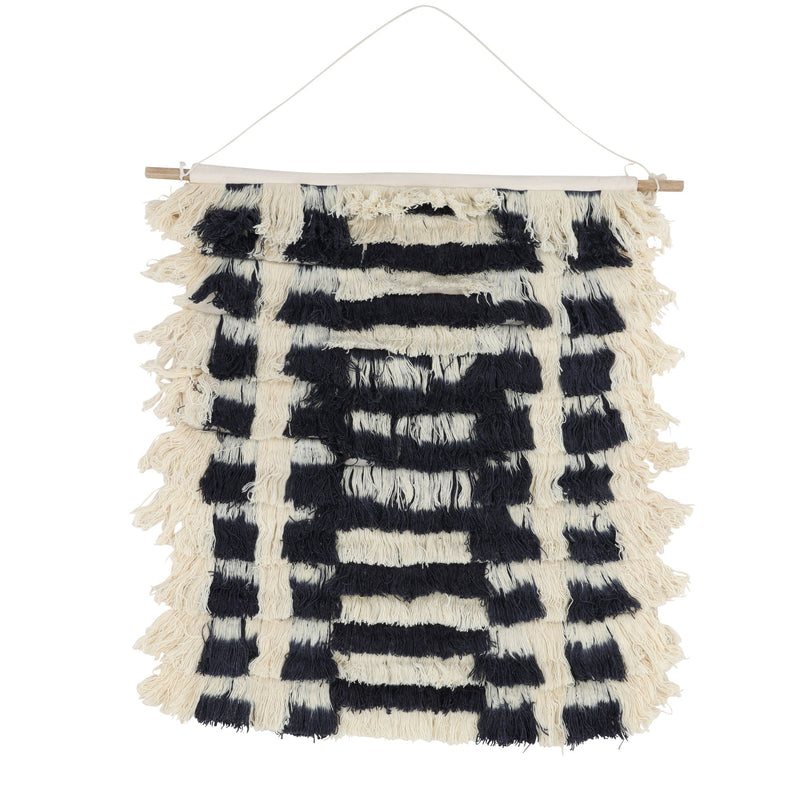 Nyle - Macrame - Black And Natural
