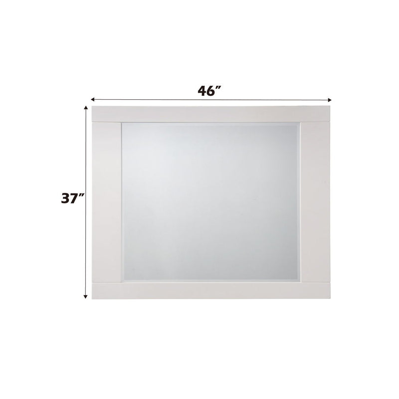 Naima II - Mirror - White High Gloss - R&R Furniture Gallery (Fountain Valley, CA)
