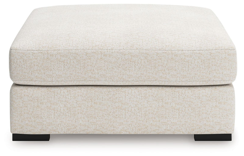 Donelson Creek - Oversized Accent Ottoman - Vanilla - R&R Furniture Gallery (Fountain Valley, CA)