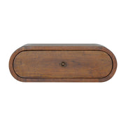 Wall Mounted Round Bedside Table - Chestnut - R&R Furniture Gallery (Fountain Valley, CA)