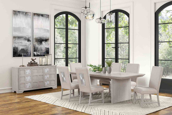 7 Pc. Dining Table Set - FM3368GY-T-7PC