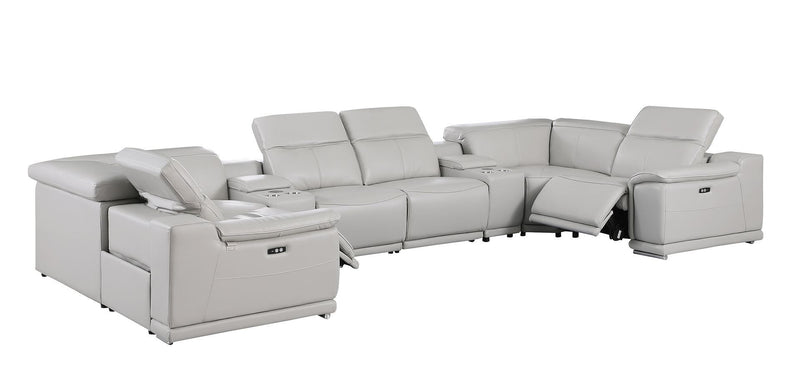 9762 - 8-Piece U-Shaped Sectional Sofa With 2 Power Recliners
