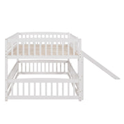 Low Bunk Bed With Slide, Fence And Ladder - R&R Furniture Gallery (Fountain Valley, CA)