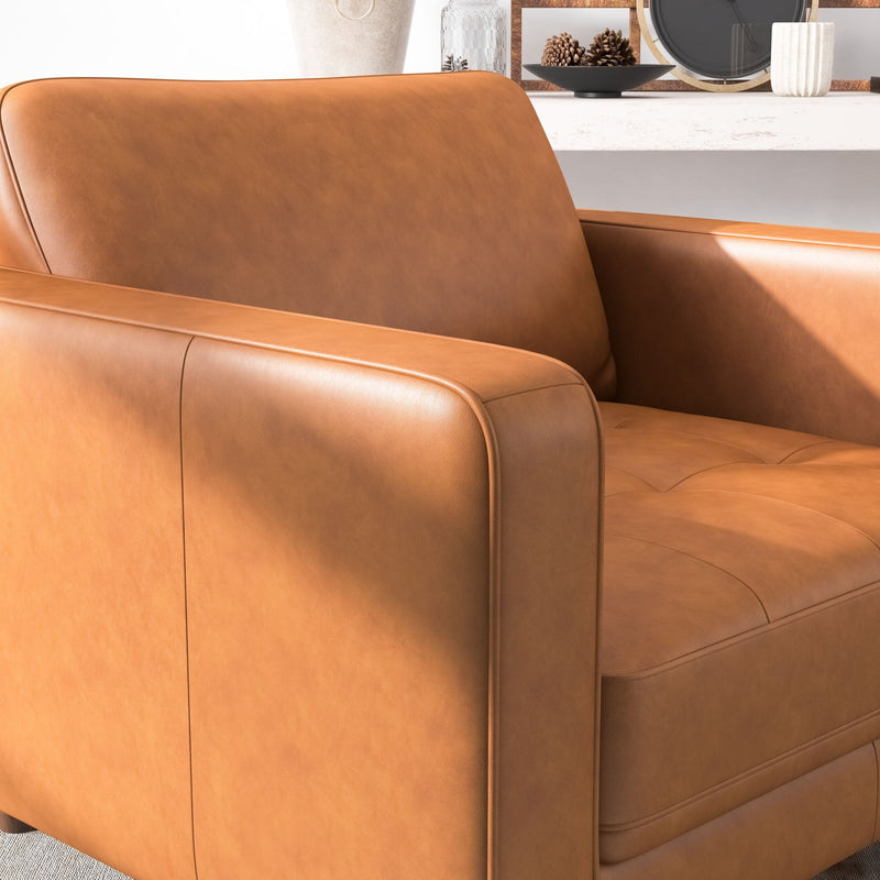 Catherine - Lounge Chair - Brown / Tan - R&R Furniture Gallery (Fountain Valley, CA)