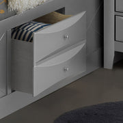 Modern Design Storage Bed With Bookcase Headboard - R&R Furniture Gallery (Fountain Valley, CA)