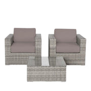 Wicker Seating Group Set With Table And Cushions - R&R Furniture Gallery (Fountain Valley, CA)