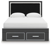 Zuraleus - Upholstered Panel Platform Storage Bed - R&R Furniture Gallery (Fountain Valley, CA)