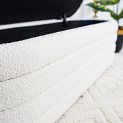 Cabana - Bench With Storage - Ivory - R&R Furniture Gallery (Fountain Valley, CA)