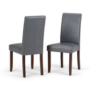 Acadian - Upholstered Parson Dining Chair (Set of 2) - R&R Furniture Gallery (Fountain Valley, CA)