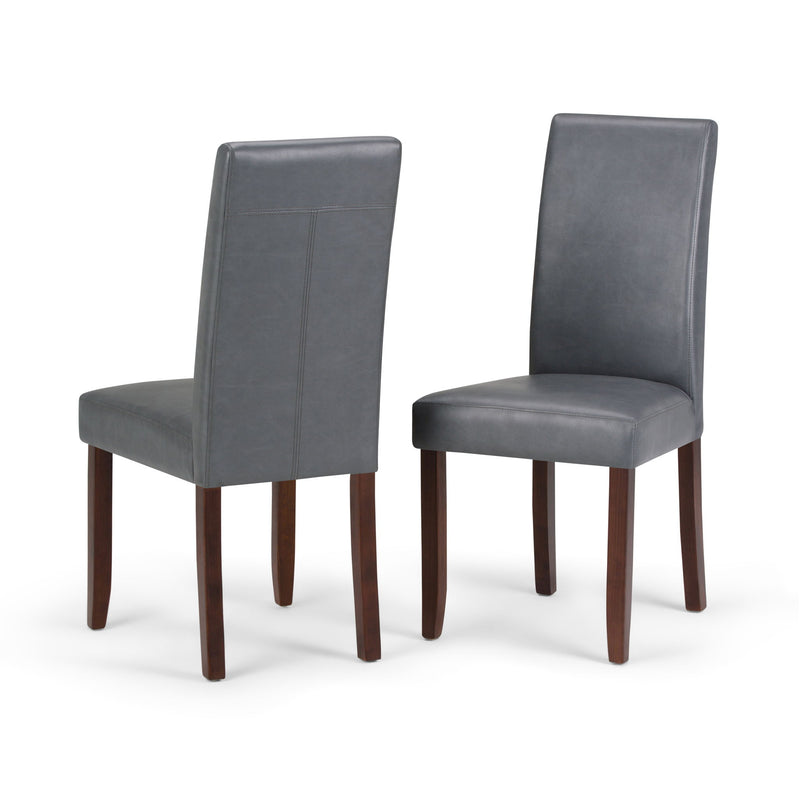 Acadian - Upholstered Parson Dining Chair (Set of 2) - R&R Furniture Gallery (Fountain Valley, CA)