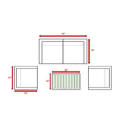 Stylish Sofa Seating Group With Cushions Perfect For Outdoor Gatherings - R&R Furniture Gallery (Fountain Valley, CA)
