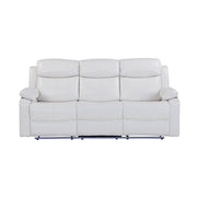 Blanche - Reclining Sofa With LED Lights - R&R Furniture Gallery (Fountain Valley, CA)