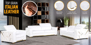 1120 - Leather Living Room Set - R&R Furniture Gallery (Fountain Valley, CA)