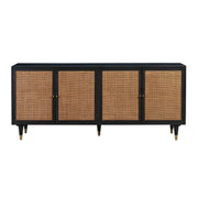 TOV Furniture Sierra sideboard with sleek design and wood finish, featuring multiple storage compartments and modern style.