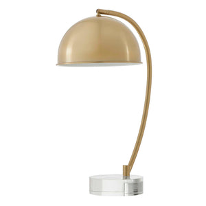 Romani - Brass Desk Lamp - Gold