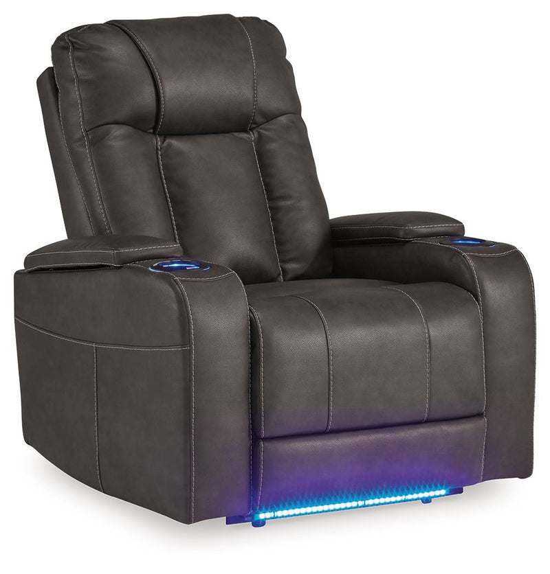 Feazada - Power Recliner With Adj Headrest - R&R Furniture Gallery (Fountain Valley, CA)