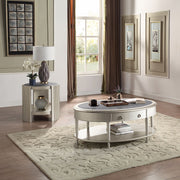 Kasa - Coffee Table - Sintered Stone Top & Champagne - R&R Furniture Gallery (Fountain Valley, CA)