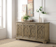 Orana - Console Cabinet - Oak - R&R Furniture Gallery (Fountain Valley, CA)