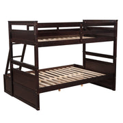 DreamHaus bunk bed with built-in storage, featuring sturdy frame, ladder, and space-saving design for kids or guest rooms.