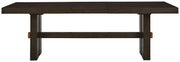 Burkhaus - Rectangular Dining Room Extension Table - Dark Brown - R&R Furniture Gallery (Fountain Valley, CA)