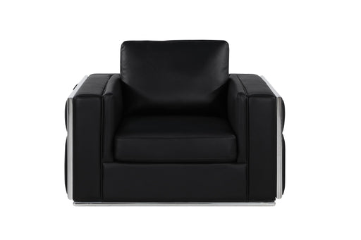 1130 - Top Grain Italian Leather Chair - R&R Furniture Gallery (Fountain Valley, CA)