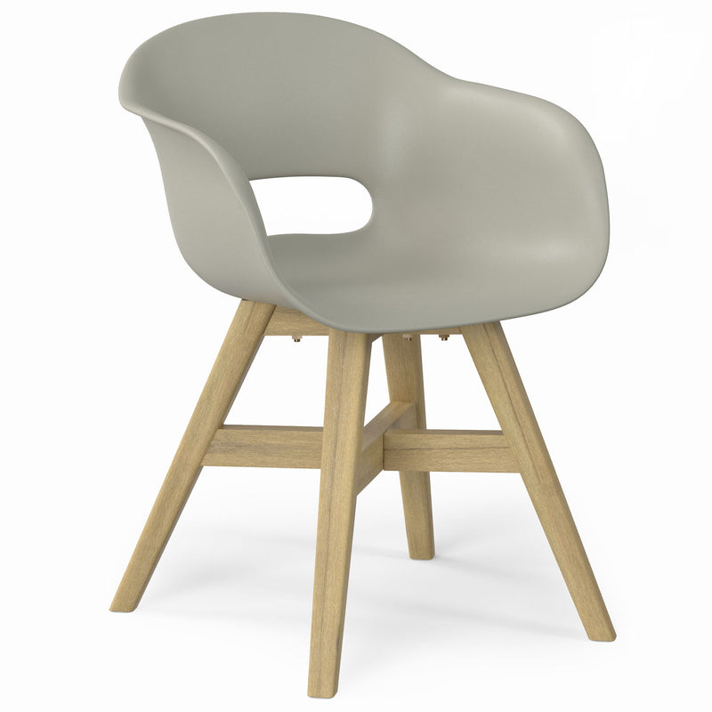 Kona - Outdoor Dining Chair In Plastic (Set of 2) - R&R Furniture Gallery (Fountain Valley, CA)