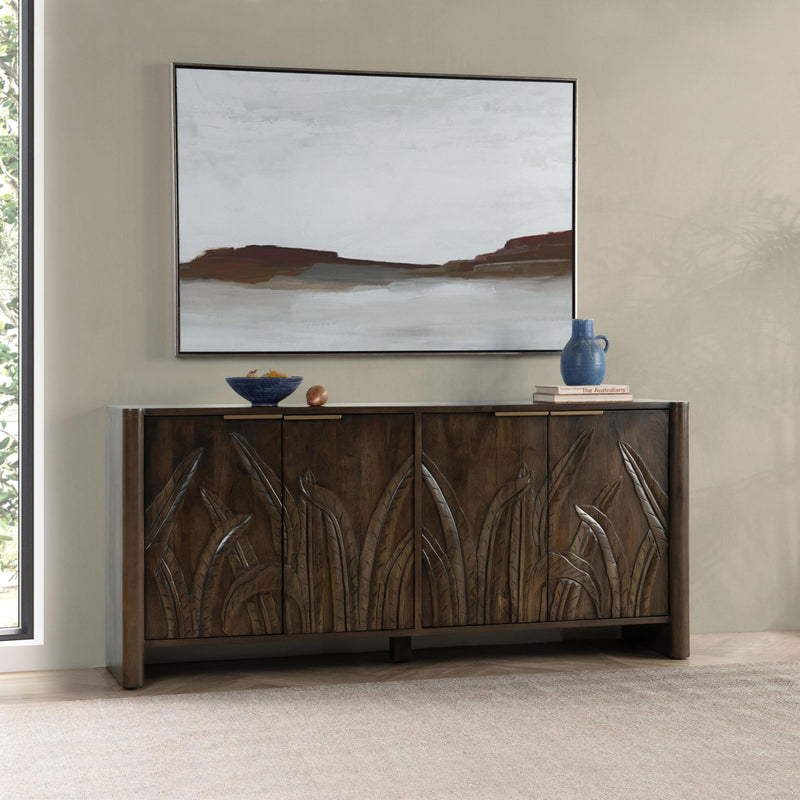 Ledro - Wood 4 Door Buffet - R&R Furniture Gallery (Fountain Valley, CA)