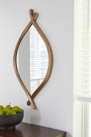Bartner - Accent Mirror - Antique Gold Finish - R&R Furniture Gallery (Fountain Valley, CA)
