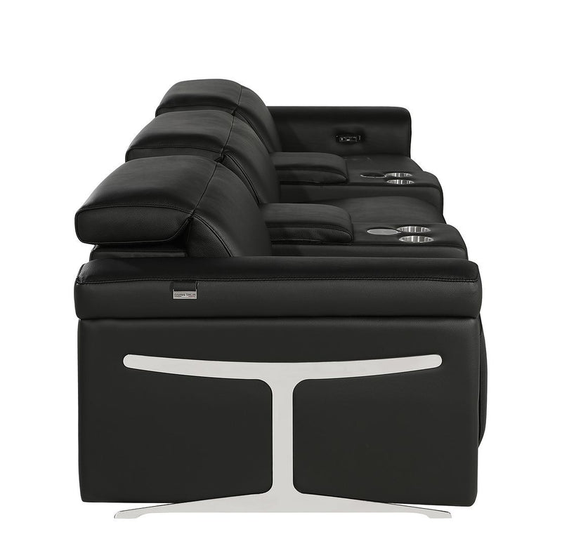 1126 - 5-Piece Modular Power Reclining Sofa In With 3 Power Recliners & Power Headrests
