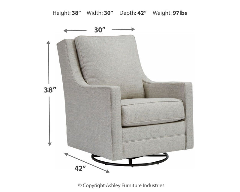 Kambria - Swivel Glider Accent Chair - R&R Furniture Gallery (Fountain Valley, CA)