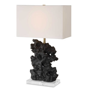 Basalt - Black Stone Table Lamp