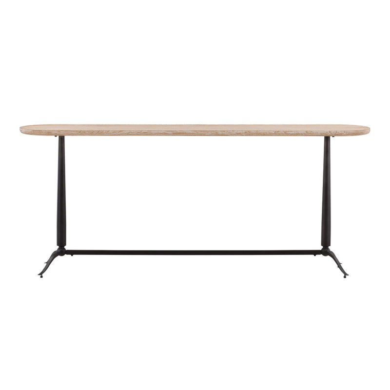 Fabiana - Console Table - Light Natural And Black
