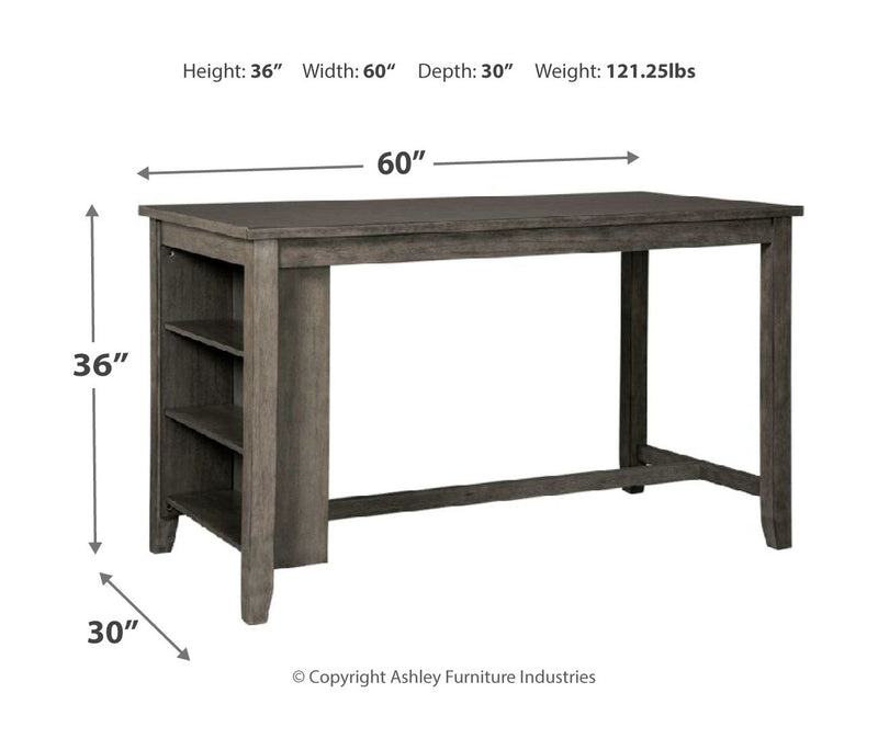Caitbrook - Rectangular Counter Table Set - R&R Furniture Gallery (Fountain Valley, CA)
