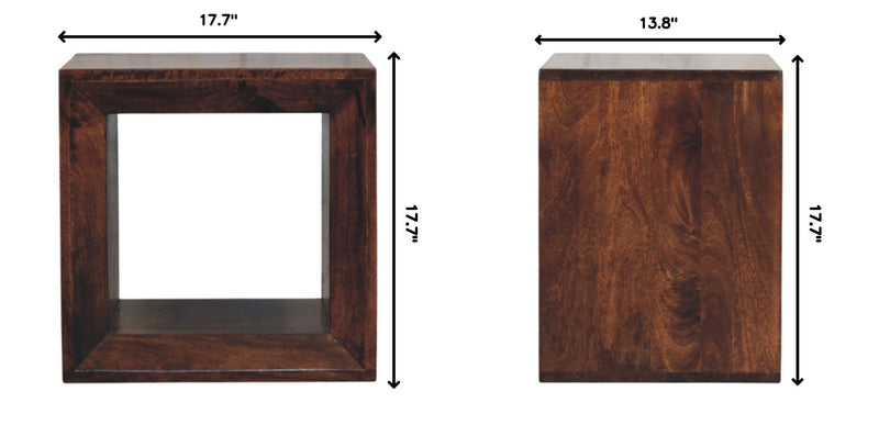 Solis - Open Side Table - Brown - R&R Furniture Gallery (Fountain Valley, CA)