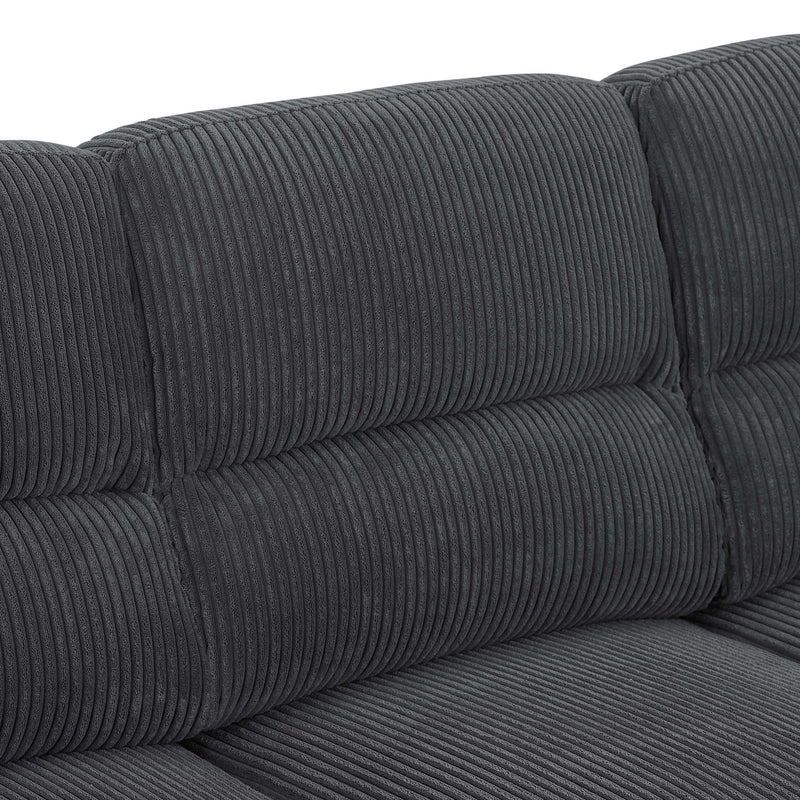 Vintage Inspired 3 Seat Sofa With Tufted Cushions - R&R Furniture Gallery (Fountain Valley, CA)