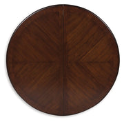 Lavinton - Oval Dining Room Extension Table - Brown - R&R Furniture Gallery (Fountain Valley, CA)