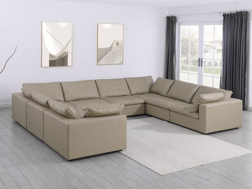 1100 - 8-Piece U-Shaped Sectional In Top-Grain Italian Leather - R&R Furniture Gallery (Fountain Valley, CA)