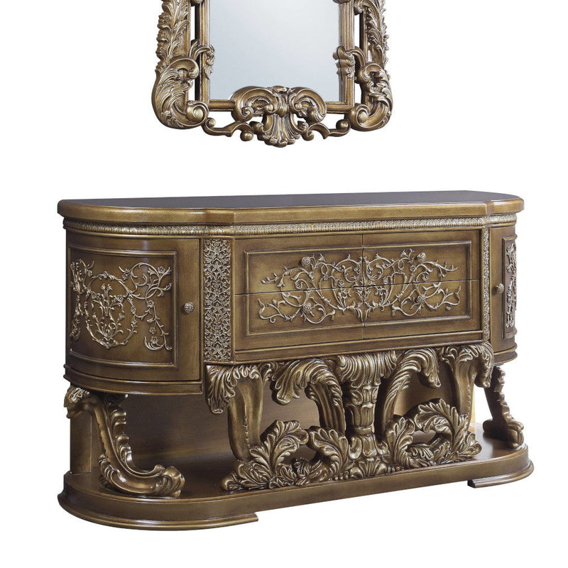Constantine - Dresser - Brown & Gold - R&R Furniture Gallery (Fountain Valley, CA)