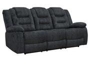 Bolton - Manual Reclining Sofa - Misty Storm - R&R Furniture Gallery (Fountain Valley, CA)