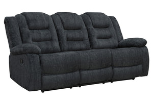 Bolton - Manual Reclining Sofa - Misty Storm - R&R Furniture Gallery (Fountain Valley, CA)