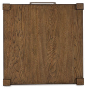 Cabalynn - Square End Table - Light Brown - R&R Furniture Gallery (Fountain Valley, CA)
