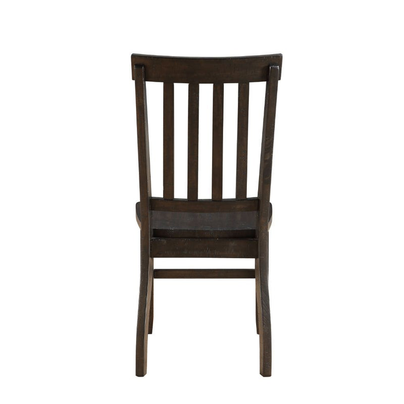 Maisha - Side Chair (Set of 2) - Rustic Walnut - R&R Furniture Gallery (Fountain Valley, CA)