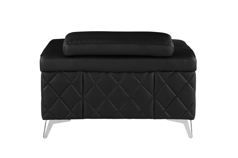 1140 - Top Grain Italian Leather Chair - R&R Furniture Gallery (Fountain Valley, CA)
