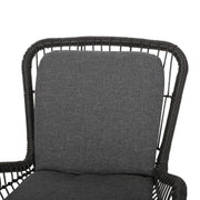 Outdoor Wicker Club Chair With Cushions (Set of 2) - R&R Furniture Gallery (Fountain Valley, CA)