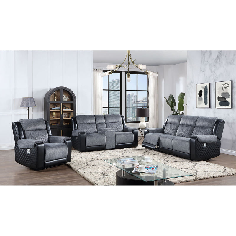Alicia - Reclining Sofa - Gray