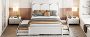 Platform Bed With With 2 Big Drawers And Trundle - R&R Furniture Gallery (Fountain Valley, CA)