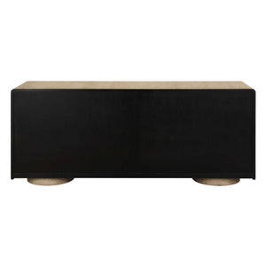 Evanston - 4 Door Natural Oak Cabinet - Woodtone